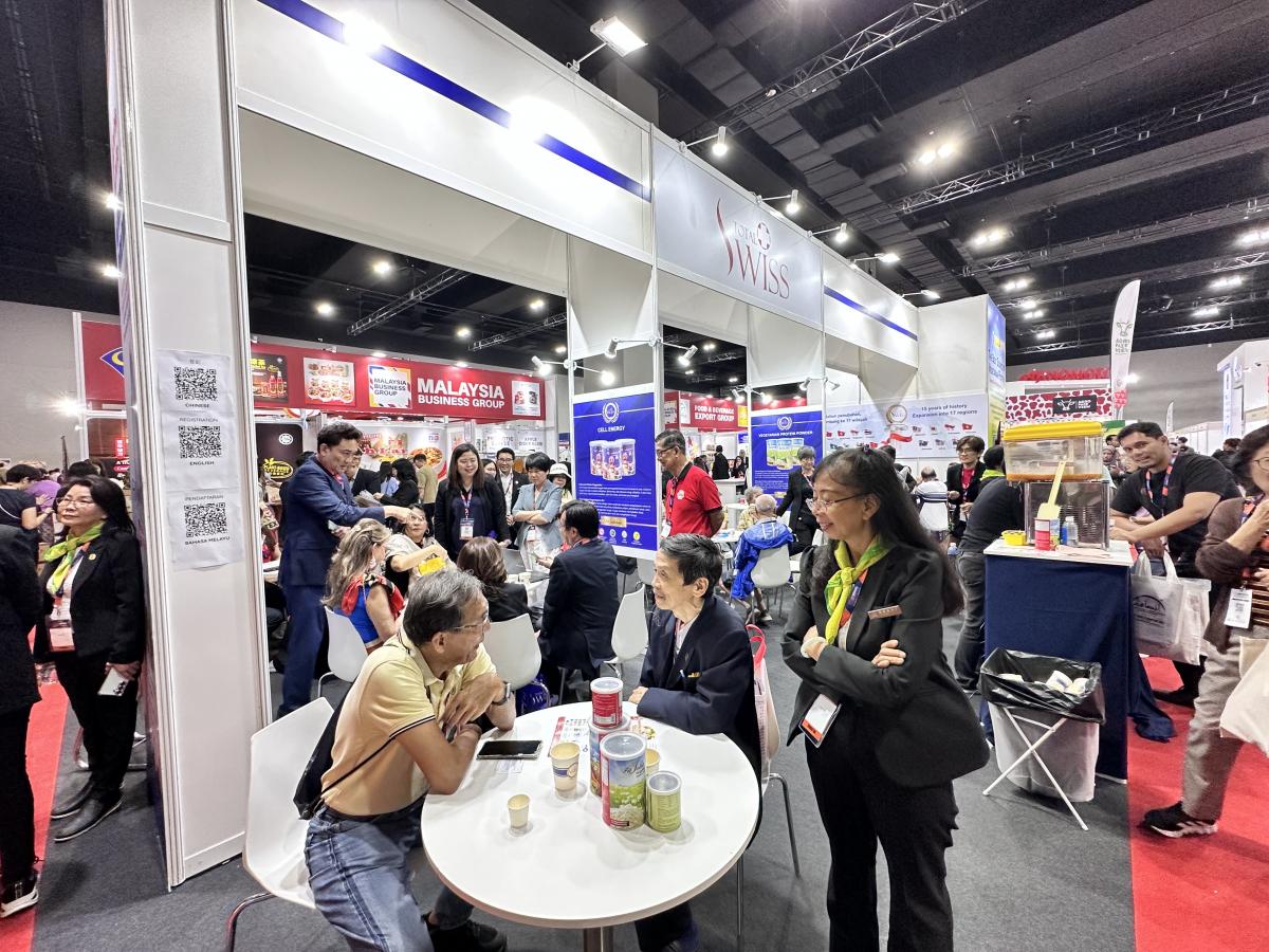 2025年馬來西亞國際清真展Day4，Total Swiss撼動MIHAS，收穫直追台灣大展，印巴、中亞、非洲新人爭先入會圖細胞營養之1