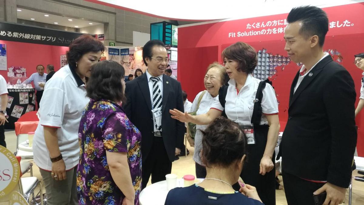 第五屆東京健康與美容大展 Total Swiss 大獲成功 Day 3傳真圖細胞營養之1
