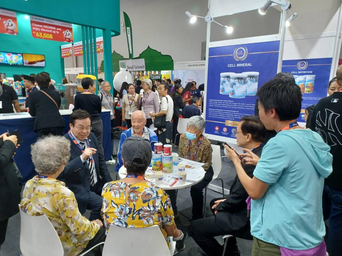 2025年馬來西亞國際清真展Day2，新、馬、印夥伴開掛發力，試喝人潮、入會新人雙雙倍增圖細胞營養之2