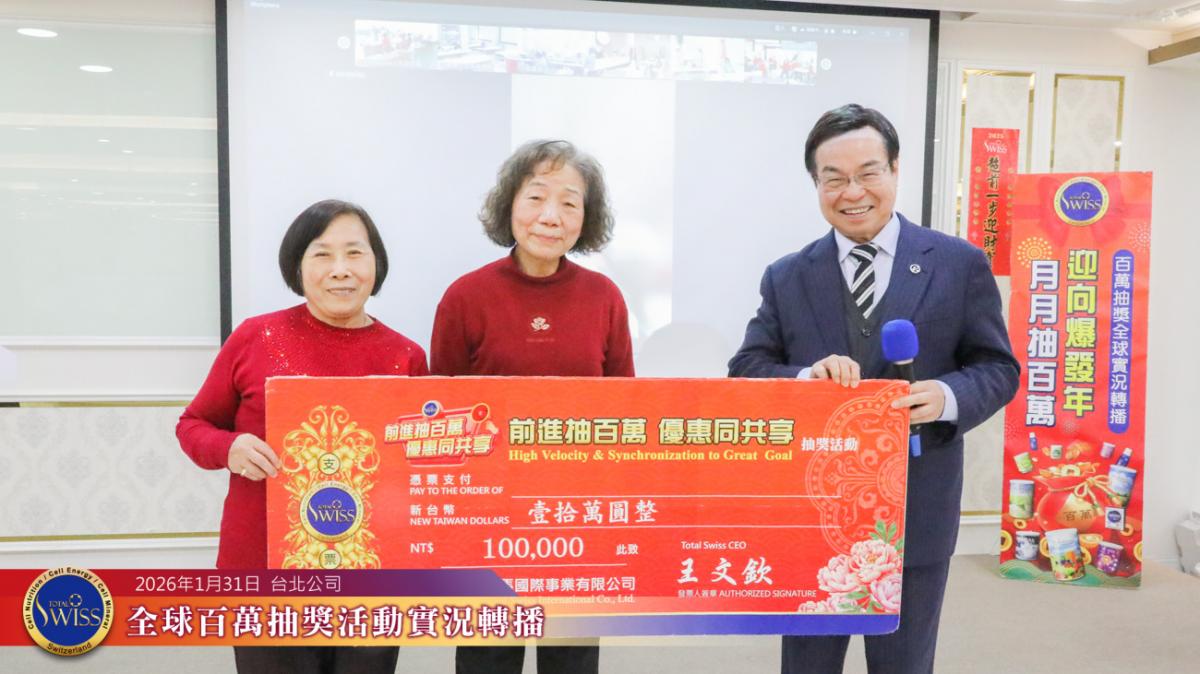 第49回百萬抽獎，370萬獎金大放送！律師金口果然靈驗，台灣抱走七大獎，星、港、菲夥伴都是歲末幸運兒圖細胞營養之10