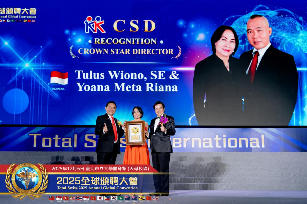 預防醫學大升級、不留貧病在人間 2025 Total Swiss全球頒聘大會，受聘領導人備感榮耀，王博士引領夥伴開創歷史圖細胞營養之31