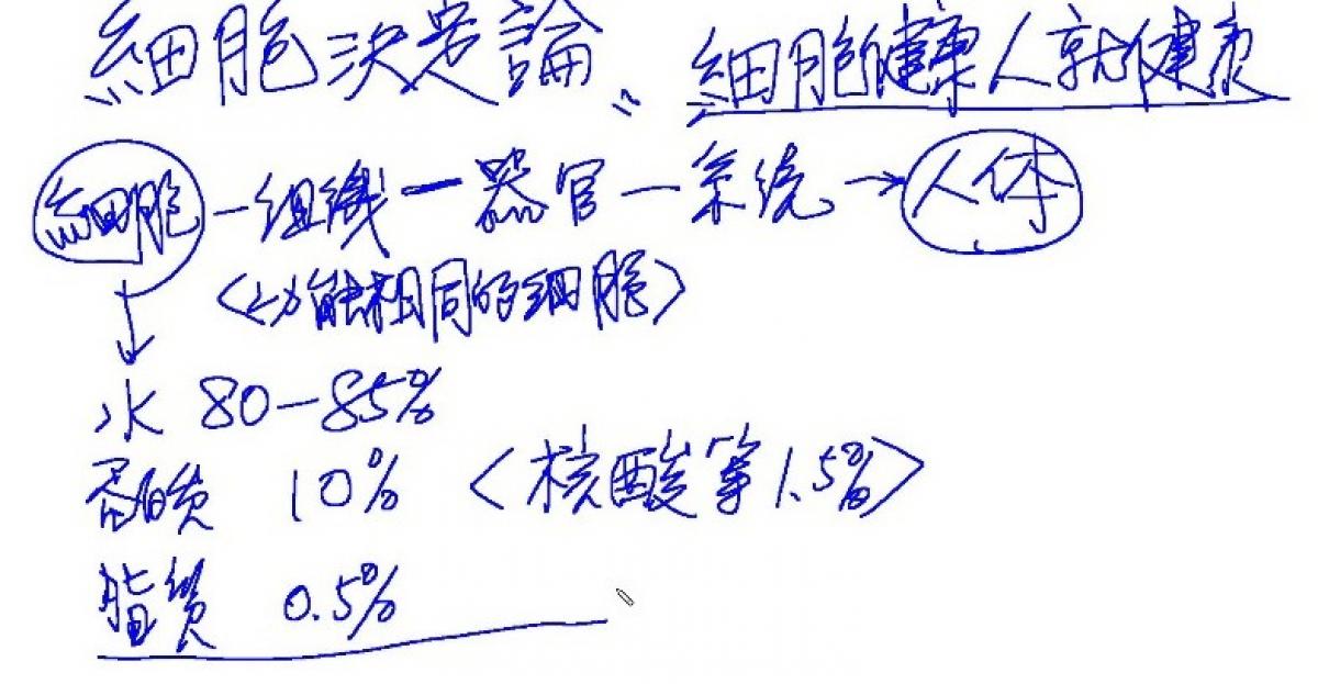 五大健康論述總複習，用標準化致勝全球市場(一)圖細胞營養之1