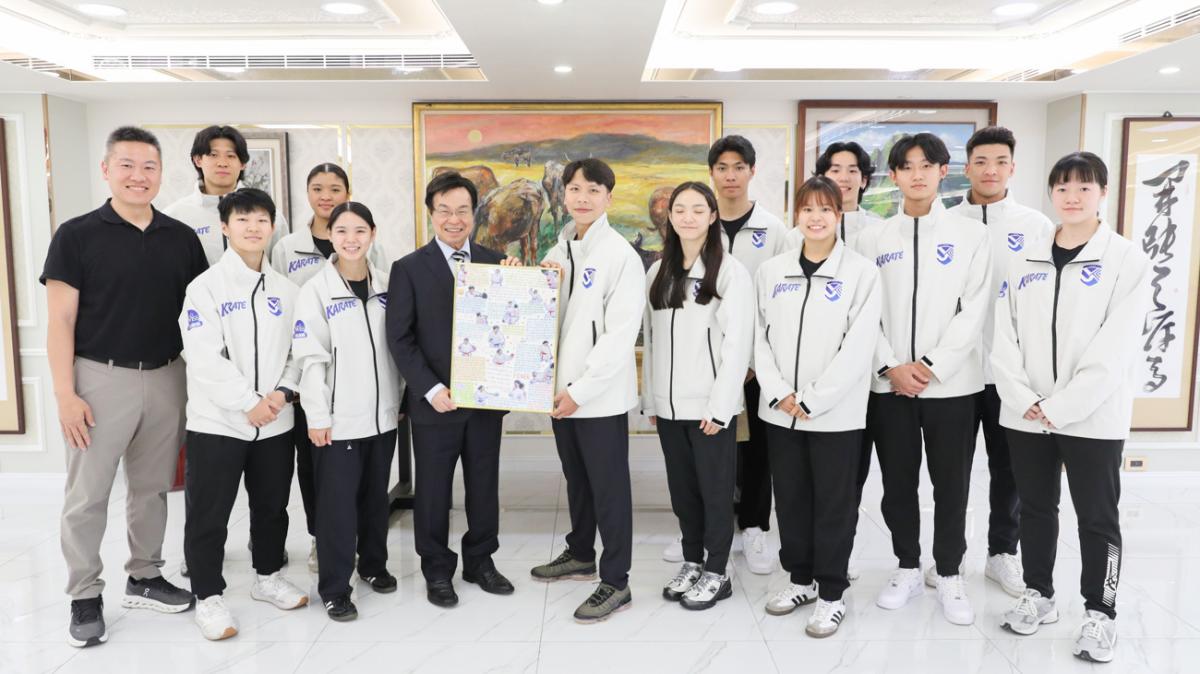 北市大空手道隊2026再造新猷,Total Swiss與有榮焉,王博士勉勵同學年年創紀錄,一代傳一代圖細胞營養之1