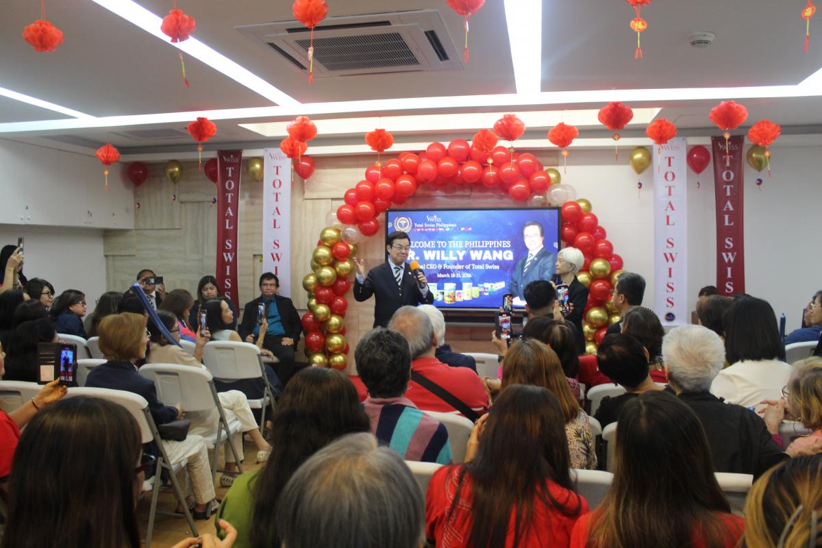 Total Swiss菲律賓市場勢不可擋,王博士親赴一線鼓舞士氣,引領夥伴傳遞健康、收獲財富圖細胞營養之5