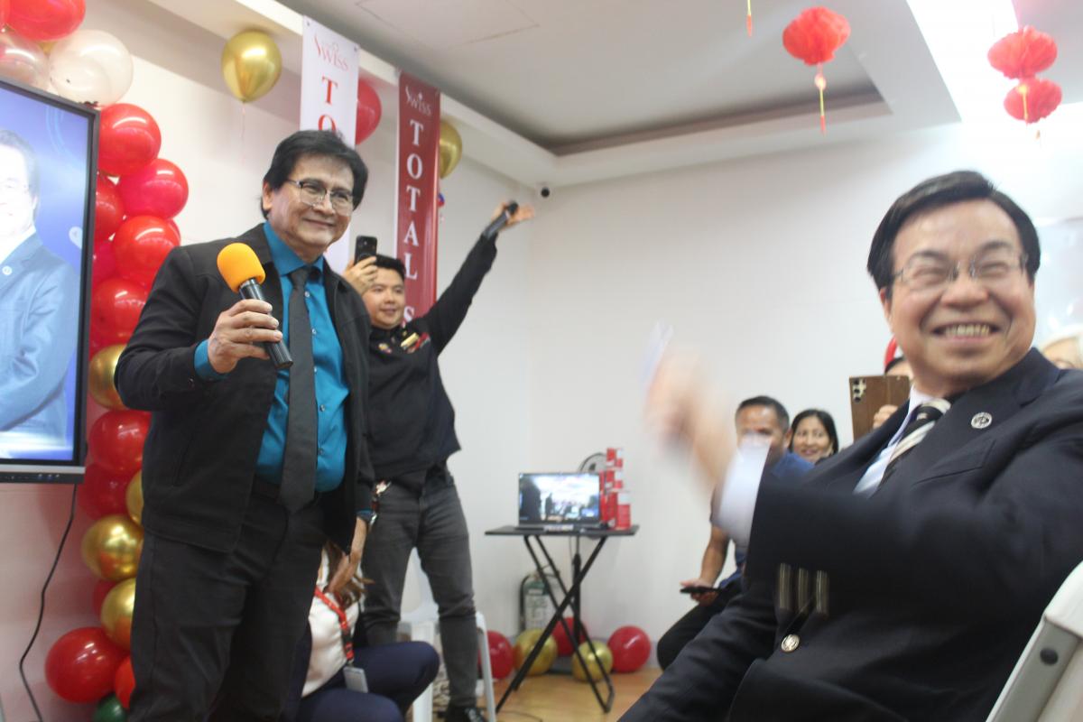 Total Swiss菲律賓市場勢不可擋,王博士親赴一線鼓舞士氣,引領夥伴傳遞健康、收獲財富圖細胞營養之3