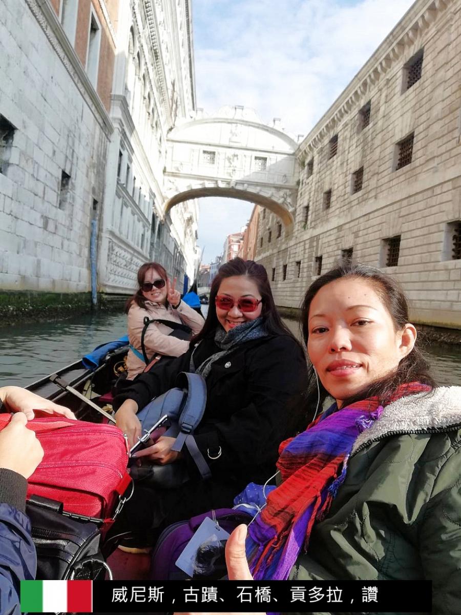 濃情威尼斯，搭乘貢多拉穿梭水巷石橋、漫步聖馬可廣場圖細胞營養之4