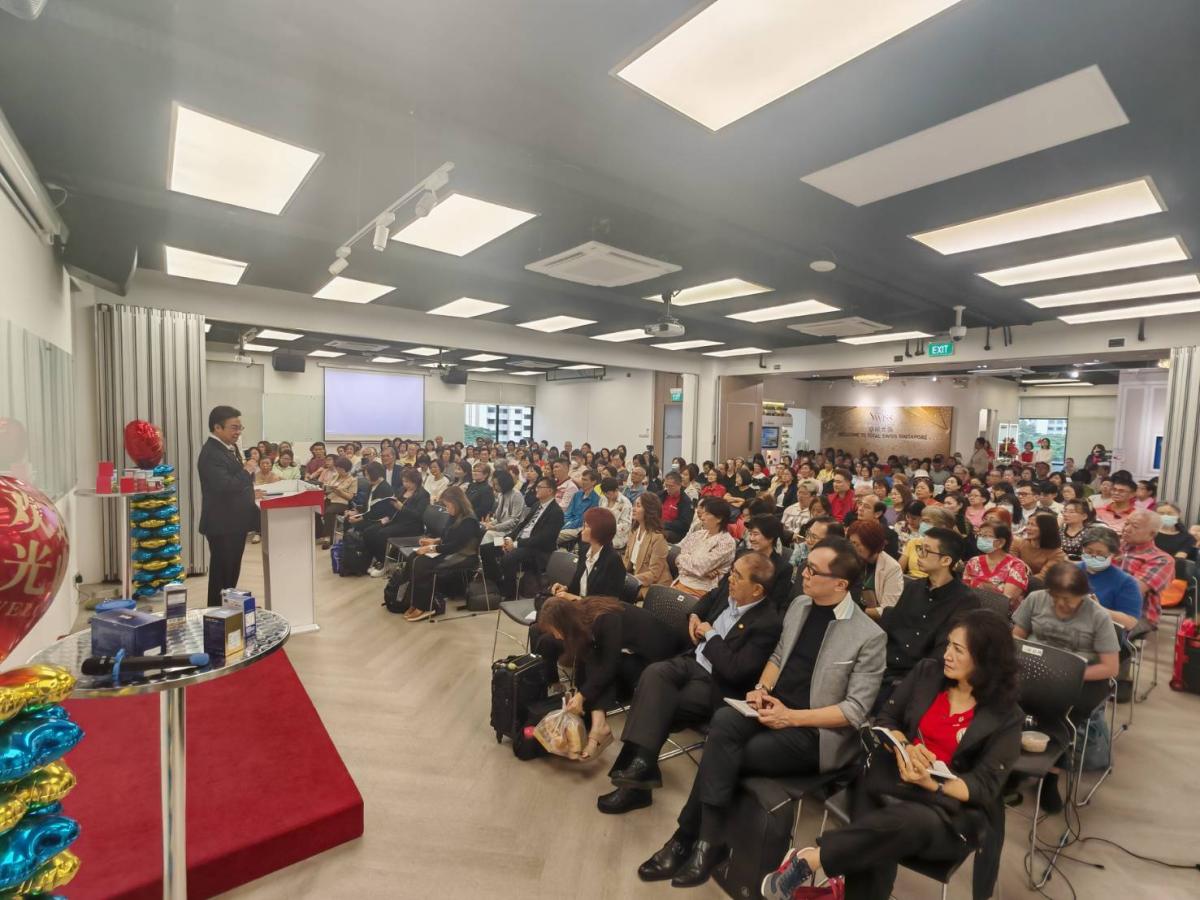 王博士新加坡講座，健康之道充滿新意，事業契機細細剖析，第二故鄉夥伴如沐春風大豐收圖細胞營養之4